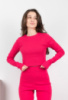 Жіночий малиновий спортивний костюм