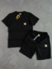Набір Carhartt  футболка та  шорти  чорний