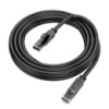 Патч-корд литой Borofone BUS01, UTP, RJ45, Cat.6, 3m, черный, Cu (медь)