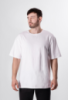 Чоловіча однотонна оверсайз футболка (білий)