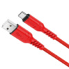 Кабель HOCO X59 USB to Type-C 3A, 1m, nylon, TPE connectors, Red (6931474744937)