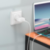 СЗУ сетевое зарядное устройство HOCO C96A 1USB/2.1A с кабелем для зарядки USB - Lightning Белый