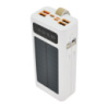 Powerbank ACL PW-90 30000mAh, SOLAR, TypeC + Lighting, WHITE, Box