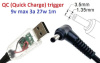 Переходник для роутера 9v (3a, 27w) 3.5x1.35mm 1.2m з USB Type-A (male) Quick Charge QC тригер (A class) 1 день гар.