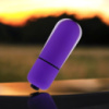 Вібропуля фіолетова X-Basic Bullet міні для кліторальної стимуляції 10 режимів вібрації