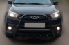 Кенгурятник WT009 Black (нерж) для Chery Tiggo 3 2005- гг