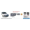 Фары доп.модель Mitsubishi Lancer 2005-07/MB-602-LED/HB4(9006)-12V51W+Led-3W/2в1/эл.проводка (MB-602-LED)