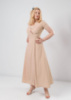 Літнє плаття в підлогу «Кайлі» оптом | Батал 50, Бежевий