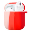 Силіконовий футляр Colorfull для навушників AirPods 1/2 (Рожевий / Червоний) - купити в SmartEra.ua