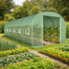 Садова теплиця 18 м² (6 х 3 х 2 м) посилена з вікнами, армована плівка UV-4, труба 25 мм, Зелена (Польща) Садова теплиця 18 м² (6 х 3 х 2 м) посилена з вікнами, армована плівка UV-4, труба 25 мм, Зелена (Польща)