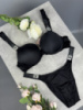 Комплект Victoria's Secret 8073 Push-Up Bra чорний