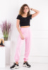 Жіночі рожеві спортивні брюки-джогери