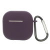 Чехол силиконовый с карабином для Apple AirPods 4 цвет  16 темно-фиолетовый