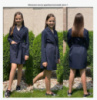 Школьное платье двухбортное 116-142