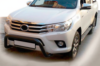 Передняя защита WT009 Black (нерж) для Toyota Hilux 2015- гг