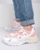 Жіночі рожево-білі кросівки
