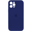 Чохол для смартфона Silicone Full Case AA Camera Protect for Apple iPhone 12 Pro 39,Navy Blue (FullAAi12P-39)