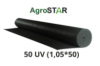 Агроволокно«AgroStar» 50 UV чорне(1,05*50)*