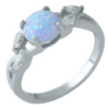 Серебряное кольцо CatalogSilver с опалом 0.675ct, вес изделия 2,31 гр (1960370) 17 размер