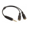 Розділювач Аудіо виходу 3,5mm Male for PC