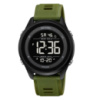 Чоловічий спортивний годинник Skmei 2498PAGBK Army Green-Black з електронним циферблатом та водозахистом 5 ATM