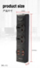 Хаб/СЗУ/подовжувач 2 розетки/4USB BKL-01 (2 м)