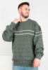 Чоловічий светр кольору хакі