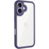 TPU чохол Transparent + Colour 1,5mm для Apple iPhone 16 (6.1«)