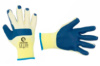 Перчатки Intertool стекольщика латексная 10« (синяя) (SP-0003) (6 шт.)