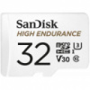 Карта памяти SANDISK 32GB microSDHC class 10 UHS-I U3 V30 High Endurance (SDSQQNR-032G-GN6IA)