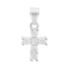Серебряный крестик CatalogSilver с фианитами (2192978)