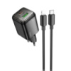 МЗП Hoco N53 Monsoon PD30W+QC3.0 (1USB-A/1C) + кабель Type-C to Lightning