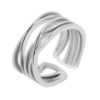 Серебряное кольцо в минималистичном стиле S043 размер:15.5;16;16.5;17.5;18;