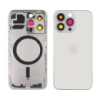 Корпус для Apple iPhone 13 Pro Silver (серебристый) с задним стеклом, рамкой и стеклом камеры