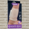 Вібронасадка на пеніс «Vibrating Spiral Knights Ring White» від LoveToy