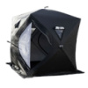 Палатка зимняя утепленная «Куб» 210х210х210 для рыболова туризма кемпинга и путешествий Черная LU-BD18B
