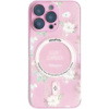 TPU+PC чохол Secret Garden with MagSafe для Apple iPhone 15 Pro Max (6.7«), Pink - купити в SmartEra.ua