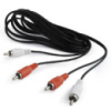 Кабель мультимедийный 2RCA to 2RCA 1.8m Cablexpert (CCA-2R2R-6)