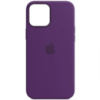 Шкіряний чохол для Apple iPhone 14 Plus (6.7«») - Leather Case (AA) with MagSafe Dark violet - купити в SmartEra.ua