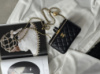 Сумка Chanel Classic Lambskin Pearl Crush Vanity Bag Premium чорний
