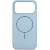 DM Чохол Silicone Case Thin Circle with MagSafe для iPhone 17 Pro Max New Sky Blue