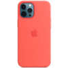 Чохол для Apple iPhone 12 Pro / 12 (6.1«») - Silicone case (AAA) full with Magsafe (Помаранчевий / Pink citrus) - купити в SmartEra.ua