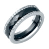 Серебряное кольцо CatalogSilver с керамикой, вес изделия 4,3 гр (1214503) 16 размер