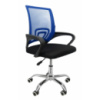 Офісне крісло, поворотний стілець Bonro, синє