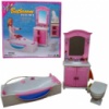 Лялькові меблі Gloria Глорія 24020 Ванна кімната принцеси Барбі