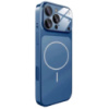 DM Чохол AG Glass Case With MagSafe для iPhone 15 Pro Blue