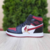 Nike Air Jordan білі з чорним з бордовим