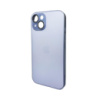 Чохол для смартфона AG Glass Matt Frame Color Logo for Apple iPhone 15 Sierra Blue (AGMattFrameiP15LBlue)