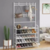 Універсальна вішалка для одягу New simple floor clothes rack size 60X29.5X151 см Білий