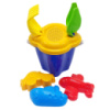 Набор для песочницы «Колокольчик №1» 0978 ведерко, лопатка, грабли Синий